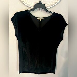 Black Velveteen Top